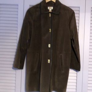 Suede coat
